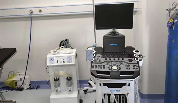 Hot selling trolley Ultrasound Scanner—DW-F5 is beautifully installed today in Hospital！