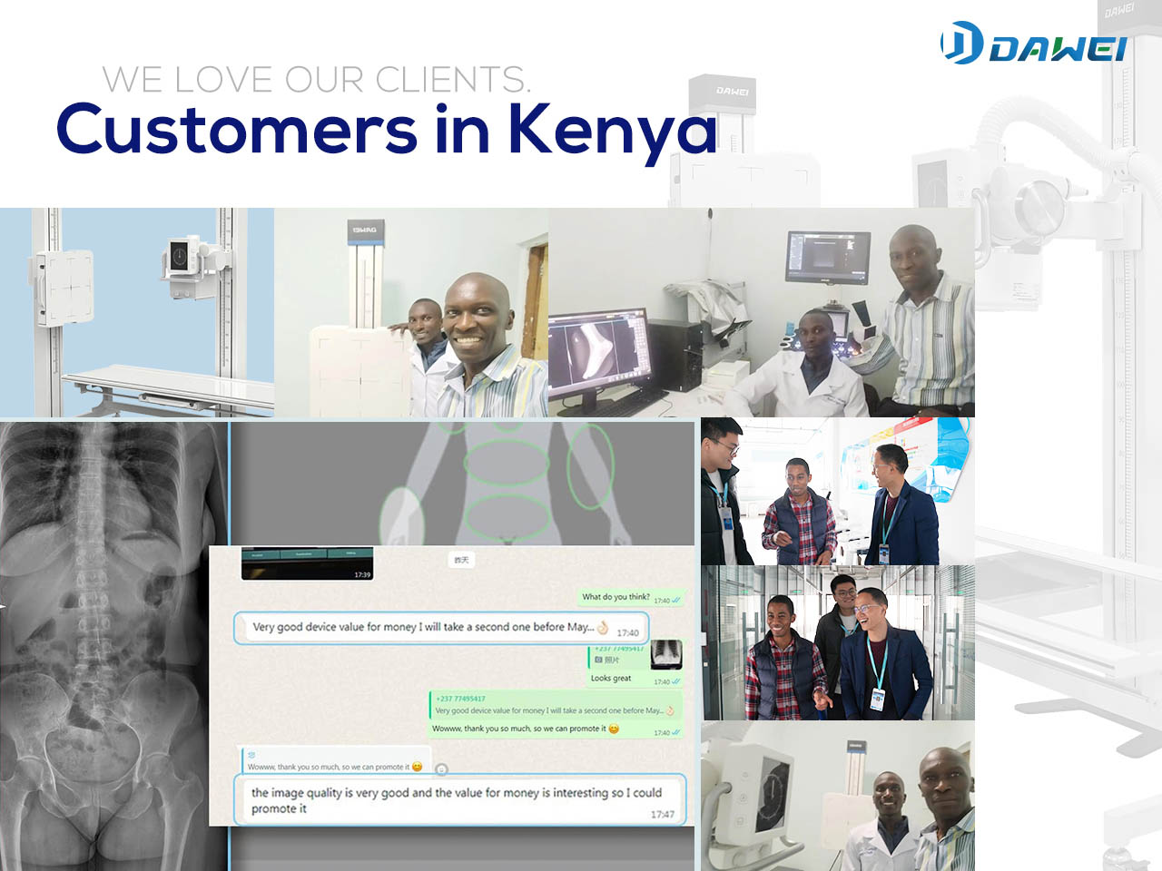 Feedback fan klanten yn Kenia