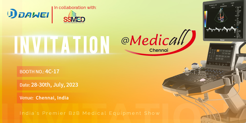 Dobrodošli na skupni stojnici SSMED in Dawei Medical v Medicall Chennai